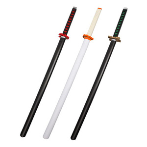 Couteau de dessin animé japonais tueur de démons, fourreau en plastique, épée en mousse d'anime 1:1, jouet en PU gris - Product Image 5