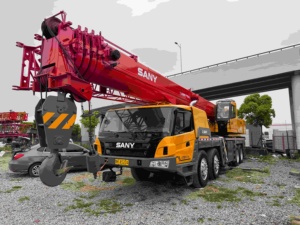 For Sany 75Tons Diesel <b>Crane</b> Straight Arm Lifting Construction Truck <b>Crane</b> - Product Image 4