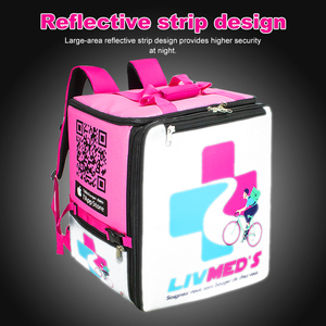 De gran capacidad expandible aislado mochila <span class=keywords><strong>bolso</strong></span> de la bici de la motocicleta térmica de entrega de alimentos bolsa - Product Image 6