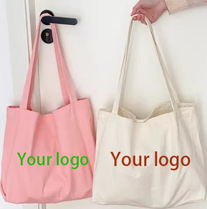 Bolsa de Mano Personalizada de Algodón 100% Reciclable, Duradera y de Venta Caliente, con Bolsillo, Tamaño Personalizable y Uso Promocional - Product Image 3
