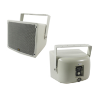 Haut-parleur klaxon coaxial ultra-compact V IP55 avec interrupteur 70V/100V/8Ω pour la musique en plein air
