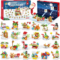 Nouvelle Boîte Surprise de Noël 2026 - Calendrier de l'Avent 24 Jours - Coffret Cadeau de Blocs de Construction - Jouet
