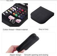 Mini kit de couture accessoires ensemble de couture portable avec étui de transport pour la maison