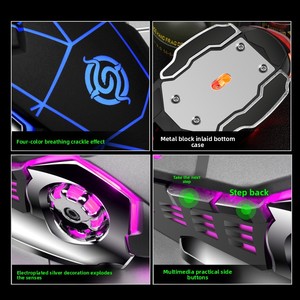 Ratón para Juegos <span class=keywords><strong>Viper</strong></span> Q5 Metal de 4 Botones con Sensor Óptico Programable, Cableado, para PUBG, E-sports, Cibercafé, USB, Macro Definición - Product Image 4
