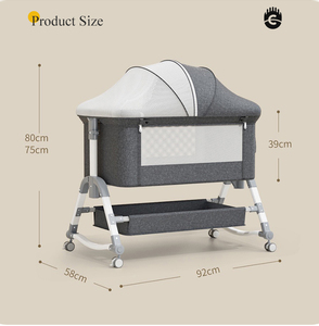 <span class=keywords><strong>Lit</strong></span> bébé multifonctionnel moderne 3 en 1 pour enfants, berceau, <span class=keywords><strong>lit</strong></span> <span class=keywords><strong>de</strong></span> <span class=keywords><strong>voyage</strong></span> avec filet respirant, <span class=keywords><strong>lit</strong></span> d'appoint - Product Image 5
