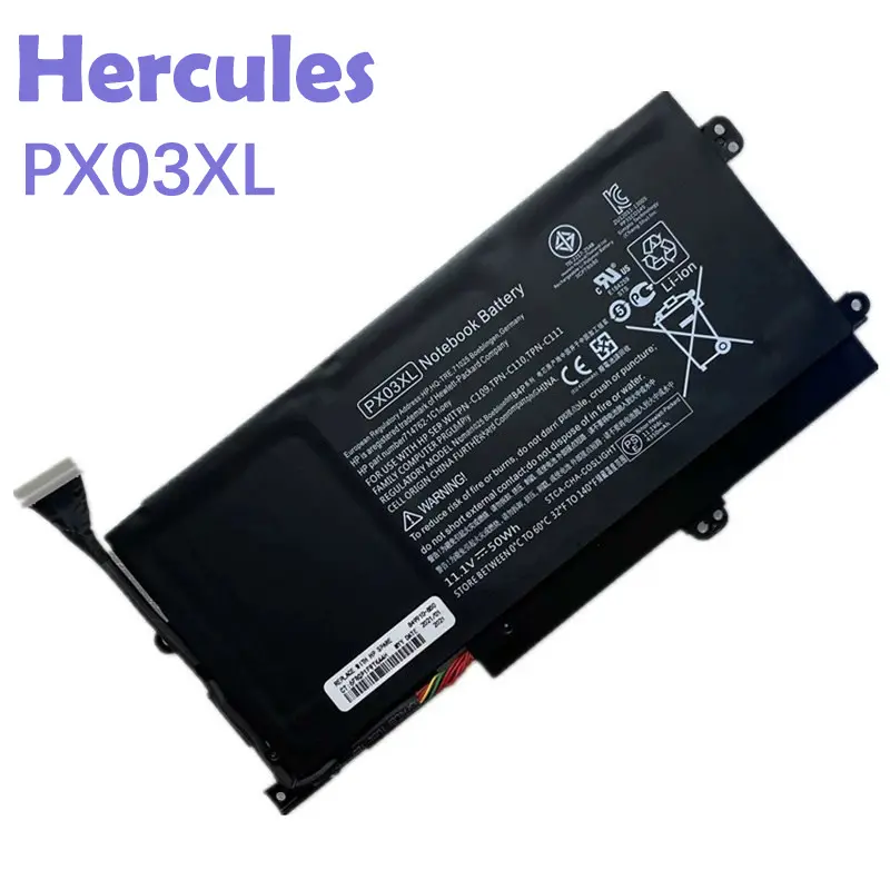 PX03XL Laptop Battery For HP Envy Touchsmart 14 Rechargeable Notebook Battery