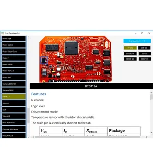 Ecus Datasheet 2.0 PCB sơ đồ với các thành phần điện tử của xe ecus và thông tin bổ sung ECU sửa chữa phần mềm - Product Image 3