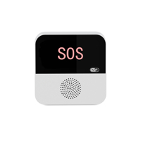 Tuya WiFi 2.4GHz sans fil soignant téléavertisseur système d'appel intelligent personnes âgées SOS alarme d'urgence bouton de panique modèle CF100