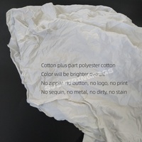 Chiffons en coton blanc pur de qualité A, en promotion, pour le nettoyage, pour les mécaniciens, pour le nettoyage d'équipements