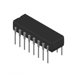 ชิ้นส่วนอิเล็กทรอนิกส์ออนไลน์ CD4511BD3 ของแท้ 16 ขาแบบ CDIP (0.300 นิ้ว, 7.62 มม.) ชิปจัดการพลังงาน (PMIC) แปลงตัวเลข BCD เป็นจอแสดงผล 7 ส่วนแบบล็อค - Product Image 1