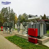 Transformador de Distribución Trifásico Sumergido en Aceite S13 400kVA, Transformador Montado en Poste para Suministro de Energía Rural