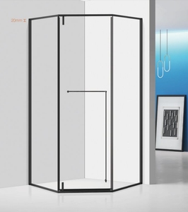 QT-11Z vòi hoa sen hình thoi hoặc màn hình vòi hoa sen với hai tấm cố định và một phòng tắm bảng mở - Product Image 2