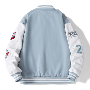 سترة فارسيتي مخصصة للرجال بنفس اللون من الألياف البوليستر مع تطريز مناسبة للارتداء اليومي - Product Image 2