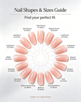 Ongles à presser personnalisés pour adultes et enfants, non toxiques, formes cercueil, carrées, amande, avec charms de luxe et colle gelée