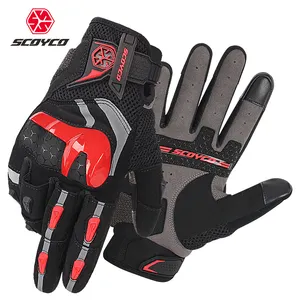SCOYCO Riding men's motorbike gloves summer anti-fall racing motorcycle gloves