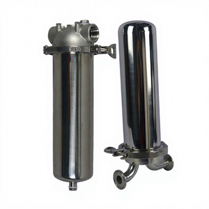 Carcasa de Filtro de Agua Industrial de Acero Inoxidable 304 316L de 10 Pulgadas con Cartucho de Filtro de Agua PP - Product Image 1