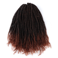 Orientfashion 10 pouces, extensions de cheveux synthétiques pré-étirées, Afro Ez Twist Braid, Kinky Twist, tresses au crochet, Butterfly Locks, Passion Twist