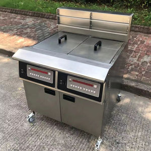 Comercial Industrial <span class=keywords><strong>KFC</strong></span> freidora de papas Henny Penny gas <span class=keywords><strong>pollo</strong></span> frito <span class=keywords><strong>Broaster</strong></span> 2 tanques freidora de Gas con bomba de aceite - Product Image 1