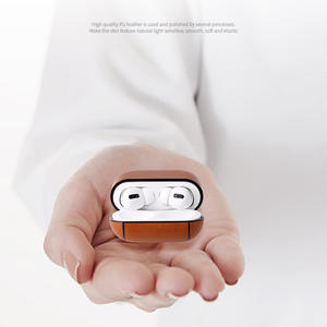Nouveau casque sans fil en cuir PU accessoires antichoc étui de protection pour <span class=keywords><strong>Airpod</strong></span> <span class=keywords><strong>Pro</strong></span> <span class=keywords><strong>3</strong></span> - Product Image 2