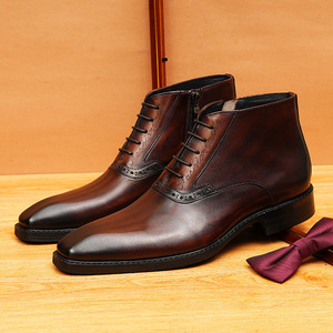 รองเท้าบร็อกผู้ชายแบบใหม่ประจำฤดูร้อนปี 2026 ไซส์ใหญ่พิเศษ ระบายอากาศได้ดี หนังแท้ สไตล์ทางการ  ลายนูนแบบ Monk  ลายเรียบ - Product Image 1