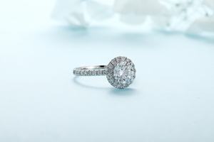 Anpassbare im Labor gewachsene Diamantringe für Frauen Feiner Schmuck Platinum950 Hochzeits versprechen Set für Paare Verlobung anlass - Product Image 3