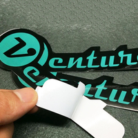 Autocollants personnalisés avec logo, résistants aux UV, imperméables, durables, en vinyle blanc auto-adhésif, découpés sur mesure, tailles personnalisées de 1 à 12 pouces