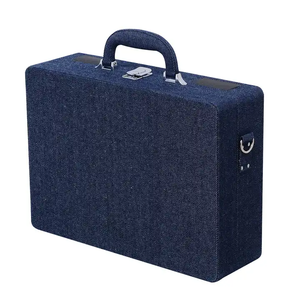 Gramophone Retro Vinyl Turntable Avec Haut-parleurs Intégrés Blue Tooth USB SD 3.5mm AUX In Portable Briefcase Record Player - Product Image 6