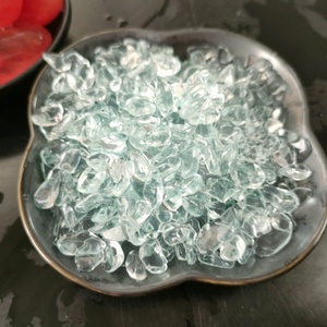 Fournisseur direct <span class=keywords><strong>d</strong></span>'usine, marque Shengping, galets de verre de plage colorés translucides sablés, artisanat de <span class=keywords><strong>vacances</strong></span>, ornement de bureau - Product Image 6