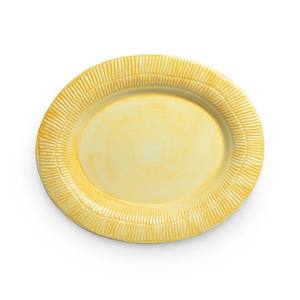 Plato grande ovalado con diseño en relieve, color personalizado, plato de porcelana para servir comida, platos de cerámica personalizados al por mayor para restaurante - Product Image 1