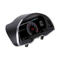 Dashboard LCD Digital HD 12,3 Inci Tahan Lama, Kluster Instrumen Digital, Antarmuka Video TPMS, Cocok Langsung untuk Audi R8 07-15, Warna Hitam, Merek Yuefu