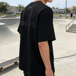 Camiseta de marca <span class=keywords><strong>Fear</strong></span> Designer para hombre, cuello redondo, estampado de letras, 100% algodón, corte holgado, ropa informal de calle, camiseta de manga corta - Product Image 1