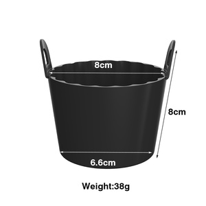 Moule de cuisson réutilisable en silicone de qualité alimentaire pour braconnier d'œufs pour lave-vaisselle Passe au lave-vaisselle Four à micro-ondes - Product Image 5