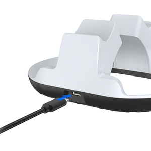 Base de Carga Rápida para Control de PS5, Cargador Inalámbrico Doble con Pantalla LED para PlayStation <span class=keywords><strong>5</strong></span> Slim <span class=keywords><strong>Pro</strong></span> <span class=keywords><strong>DualSense</strong></span> - Product Image 4