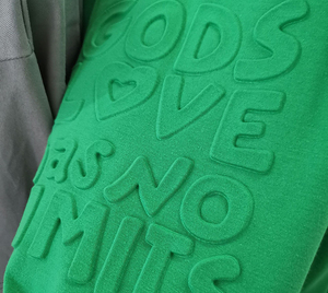 เสื้อยืดคอตตอน 100% คุณภาพสูง พิมพ์ลายนูน 3 มิติ แบบโอเวอร์ไซส์ สำหรับผู้ชาย - Product Image 3