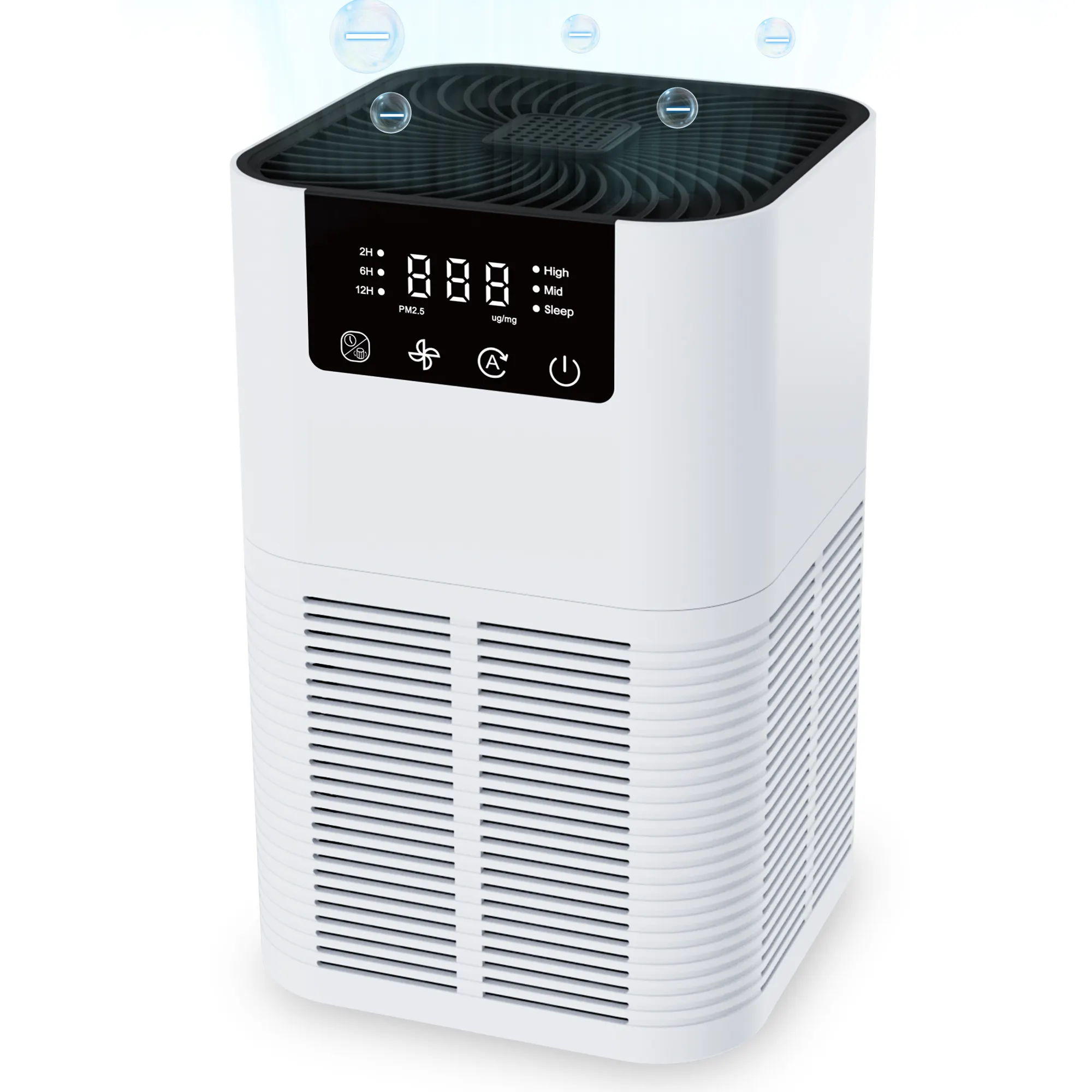 Easy Operation with Digital Panel The Best Small Air Cleaner Air Purifier Quite Silence for Bedroom Using