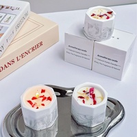 Bougie parfumée artisanale de luxe au beurre de soja et aux extraits végétaux, design créatif et romantique pour la méditation, le spa, les cadeaux de la Saint-Valentin et de la fête des Mères