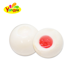 Vente en gros de balles de bonbons gélifiés en forme de monstre de dessin animé avec un centre de confiture de fruits liquide - Product Image 4