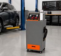Amsxzo HY-2001 DC12V Machine de rinçage de circulation d'huile moteur automatique Outil de nettoyage du système de lubrification pour voitures essence/diesel Garage