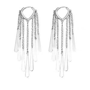 Heart Shaped Water Drop Tassel Alloy <strong>Earrings</strong> Personalized Fashion Women'<strong>s</strong> Drop <strong>Earrings</strong> Holiday Party <strong>Girls</strong> Jewelry Gifts - Product Image 6