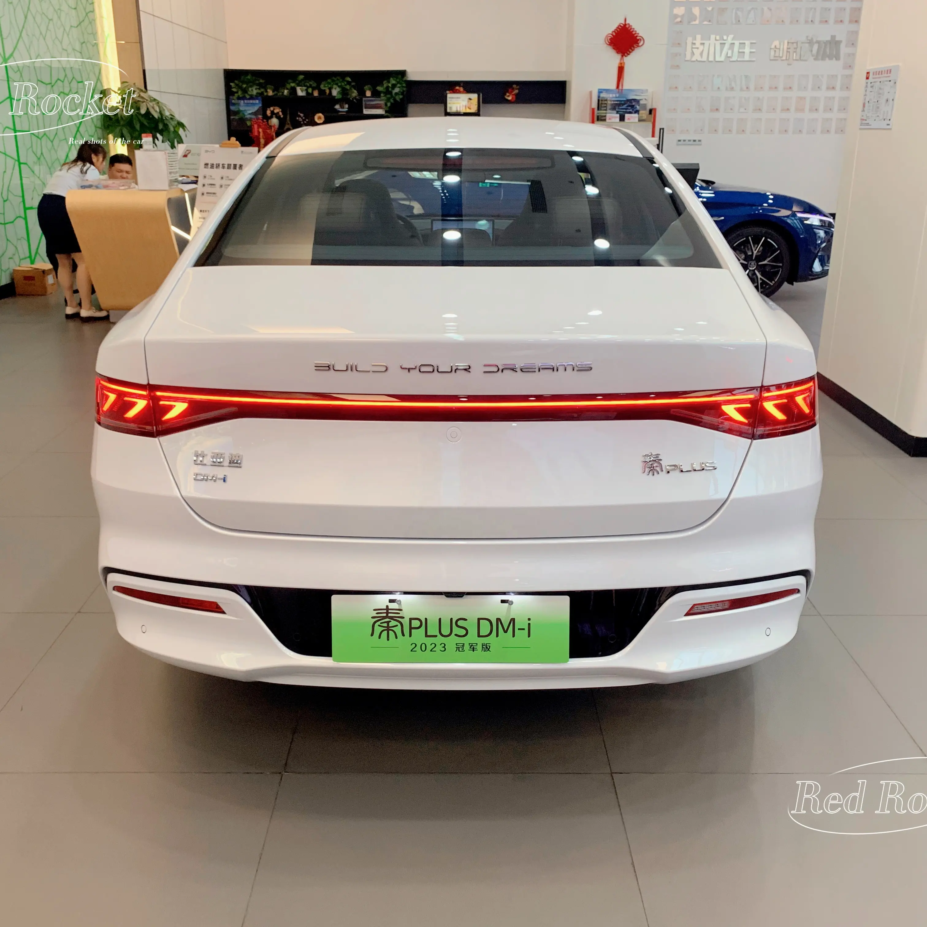 Byd Qin Plus DM-i 2023 120KM zhuoyue champion version of high-quality new energy vehicles made in China