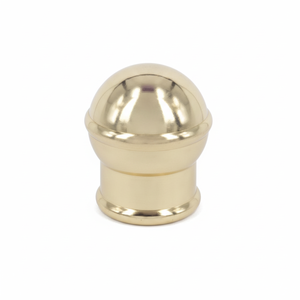 Crochet d'extrémité de main courante en laiton poli 35 – Catégorie Crochets et Rails - Product Image 1