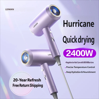 Sèche-cheveux professionnel OEM 110000 tr/min compact 1800W à diffusion ionique, protection thermique, haute vitesse, pour salon, hôtel et dortoir
