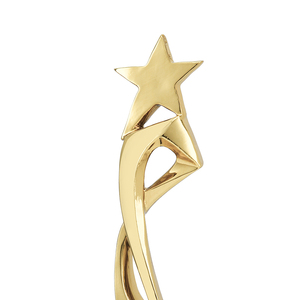 Trophée en résine JINZUN Golden <span class=keywords><strong>Star</strong></span> pour les gagnants des concours d'art/chant/danse, souvenirs d'événements, trophée en résine pas cher, coupe de récompense - Product Image 5