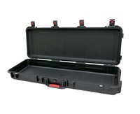 Étui de protection portable de grande taille en plastique de bonne qualité, étui rigide étanche pour armes à feu avec mousse personnalisée