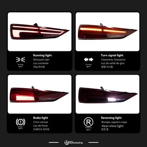 For A3 12V Tail Light Assembly 13-19 Models Low to High Trim Conversion LED Flowing Turn Signal A3 Tail Light Assembly for - Product Image 4