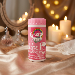 CRYSTAL FRESH Thailand (Bangkok) Herbal Antiperspirant Unisex <b>Body</b> Deodorant <b>Powder</b> 22g (CP-022 Scent) ISO9001 ISO22716 OTOP - Product Image 1