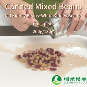 Frijoles Mixtos Enlatados, Altos en Proteínas, Bajos en Grasa, Frijoles de Río y Garbanzos con Conservación en Agua, Listos para Comer, Precio Directo de Fábrica - Product Image 2