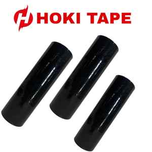 High Quality Black Stretch Film 25cm X 100m <b>LLDPE</b> PE Material Glossy Logo Roll Available 30cm 50cm for All Packaging Needs - Product Image 4