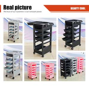 Salone di <span class=keywords><strong>bellezza</strong></span> Spa carrello carrello di rotolamento strumento per parrucchieri negozio di soggiorno laboratorio - Product Image 6