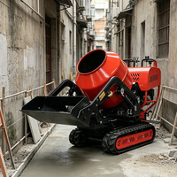 Mini Bétonnière 0,9m³ sur Chariot en Acier Diesel pour Pavage de Voies Roulées et Maisons Rurales – Prix de Gros, Approvisionnement Direct